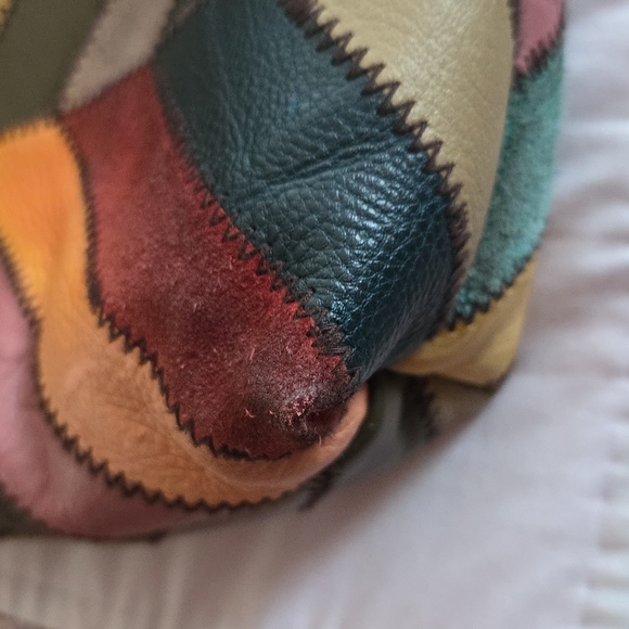 VINTAGE LEATHER LUCKY BRAND PURSE - Picture 8 of 8